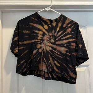 Tie dyed crop shirt